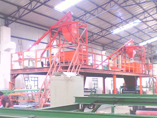 Thiết bị sản xuất tấm ốp tường cho Bảng trang trí chống cháy / Cửa rơm