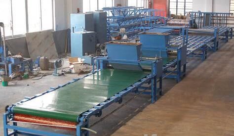 Trần nhà / tường / trang trí Magnesium Oxide Board dây chuyền sản xuất Độ dày điều chỉnh