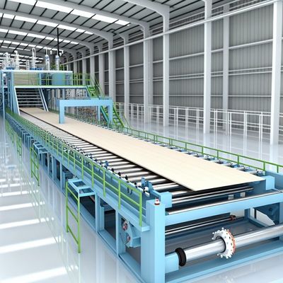 2400mm Board Length Fiber Cement Board Production Line For Board Width 1200mm And Low Thermal Conductivity ≤0.25W/mk