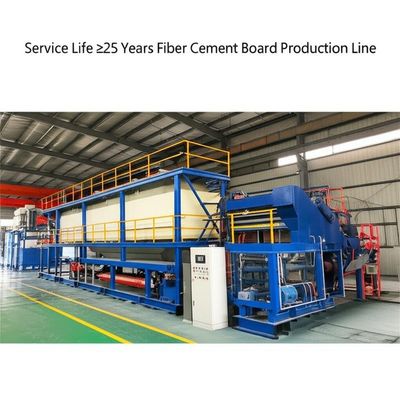 Thời gian sử dụng ≥25 năm Dòng sản xuất tấm ciment sợi với cách điện âm thanh ≥45dB Chống nhiệt ≤0.25W/mk