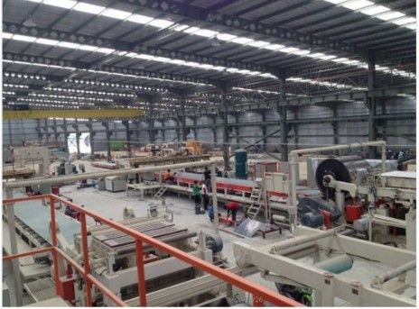 Máy móc sản xuất vật liệu xây dựng chống cháy Tấm panel polyurethane