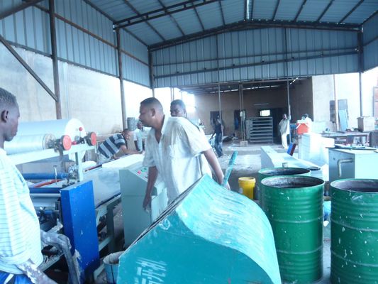 Đường dây sản xuất tấm ván Magnesium Oxide với kiểm soát độ dày tấm