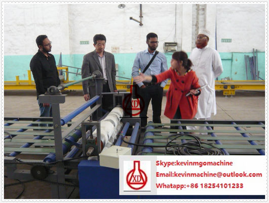 Dòng sản xuất bảng Mgo, hệ thống kiểu cuộn kênh kép Máy bảng tường nhẹ