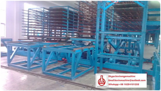 Dây chuyền sản xuất tấm MgO chống cháy, Máy làm tấm panel sandwich tự động thân thiện môi trường