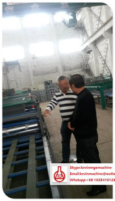 Toàn bộ tự động Mgo / Mgcl / Fiber vật liệu mái nhà cuộn hình máy tiết kiệm năng lượng