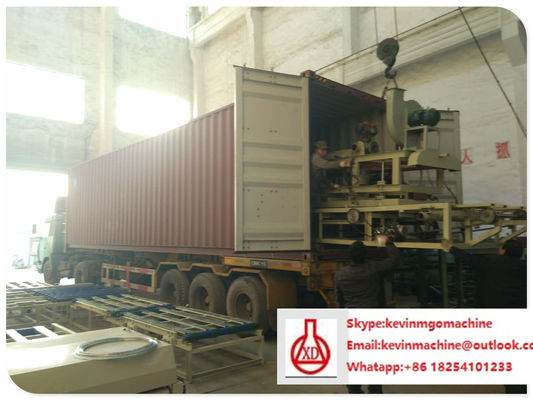 Toàn bộ tự động Mgo / Mgcl / Fiber vật liệu mái nhà cuộn hình máy tiết kiệm năng lượng