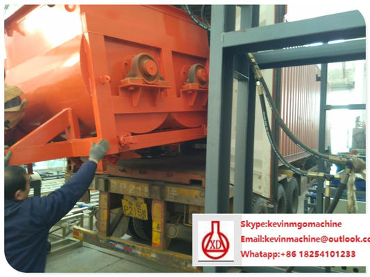 Toàn bộ tự động Mgo / Mgcl / Fiber vật liệu mái nhà cuộn hình máy tiết kiệm năng lượng