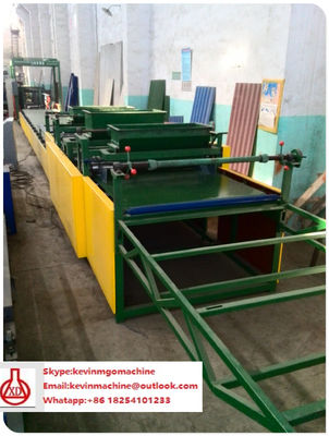 MGO Mẫu máy tấm tường lõi rỗng, dây chuyền sản xuất tấm ciment sợi chống va chạm