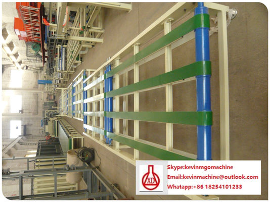 Máy tạo tấm mái nhà, Mgo Hollow Sandwich Wall Panel Thiết bị sản xuất
