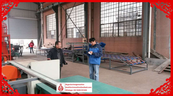 Đường dây sản xuất tấm thủy tinh Magnesium Oxide tốc độ cao cho bụi cưa / vật liệu rơm cây nghiền nát