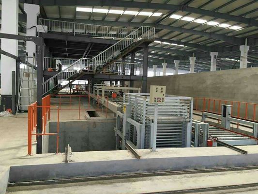 Dòng sản xuất tấm Magnesium Oxide bán tự động với chiều rộng 1200 mm