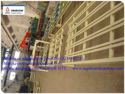 Đường dây sản xuất tấm MGO hoàn toàn tự động với rơm cây trồng nghiền