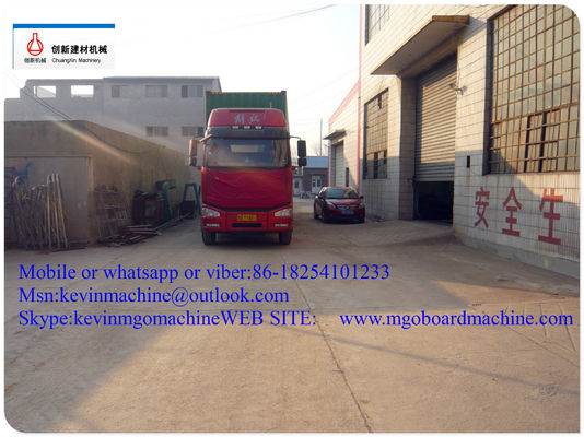 Dây chuyền sản xuất tấm MgO bán tự động với công suất lớn 1500 tấm/ngày (8 giờ)