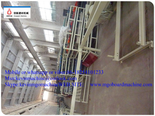 2 - 25 mm Độ dày dây chuyền sản xuất tấm MgO tự động với chiều dài không giới hạn và chiều rộng 1,3 m