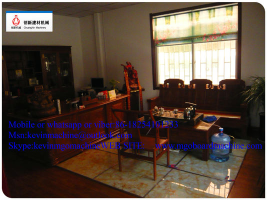 2 - 25 mm Độ dày dây chuyền sản xuất tấm MgO tự động với chiều dài không giới hạn và chiều rộng 1,3 m