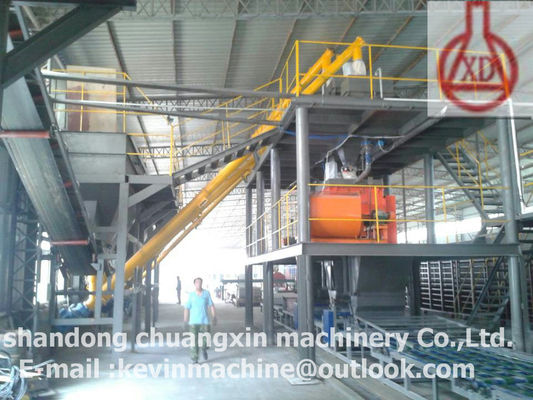 Dây chuyền sản xuất tấm tường nhẹ MgO cho trang trí tường 54KW