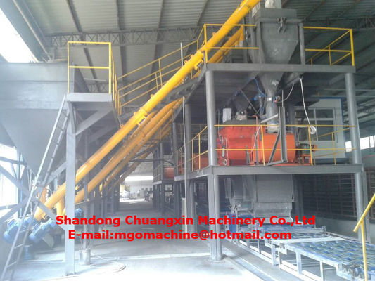 Dây chuyền sản xuất tấm trang trí tường rộng 1.3M, tấm tạo hình bằng tấm magiê oxit