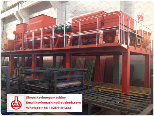 Máy làm tấm vách ngăn xây dựng vật liệu Magie Oxide 50HZ