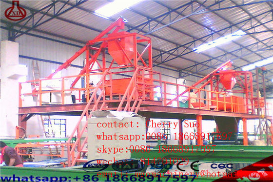 Precast bê tông Mgo tường bảng làm máy hiệu quả cao và tiếng ồn thấp