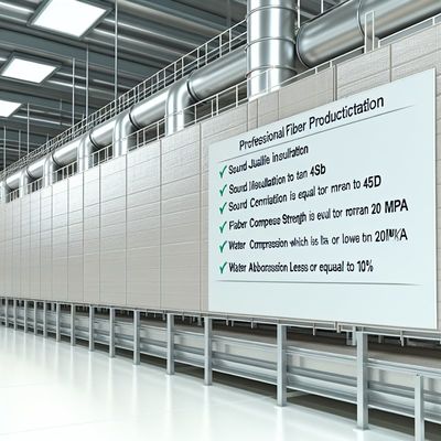 Dây chuyền sản xuất tấm xi măng sợi cách âm cường độ cao với cường độ nén ≥20Mpa và độ hút nước thấp