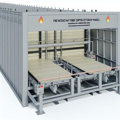 Máy chống cháy sợi xi măng bên ngoài tấm với xây dựng bền và cuộc sống dịch vụ của 25 năm và hơn