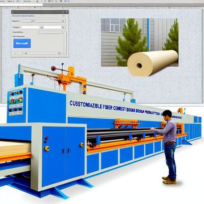 Đường dây sản xuất tấm ciment sợi có thể tùy chỉnh với cách điện âm ≥ 45dB