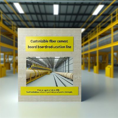 Đường dây sản xuất tấm ciment sợi có thể tùy chỉnh với cách điện âm ≥ 45dB