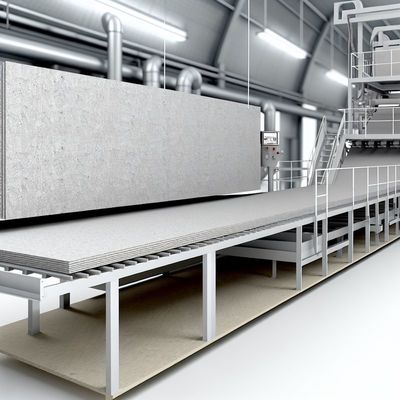 1.2-1.6g/cm3 mật độ dây chuyền sản xuất tấm ciment sợi nước hấp thụ thấp cho sử dụng công nghiệp