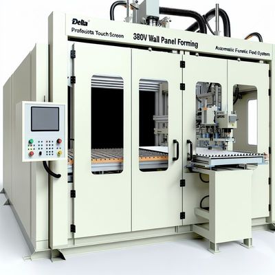 Máy tạo hình tấm tường 380V với Màn hình cảm ứng Delta & Nạp liệu tự động