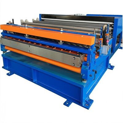Thiết bị tấm thép Sandwich Panel Machine kết hợp vật liệu và chiều rộng dao cưa Cr12 lên đến 1250mm để sản xuất