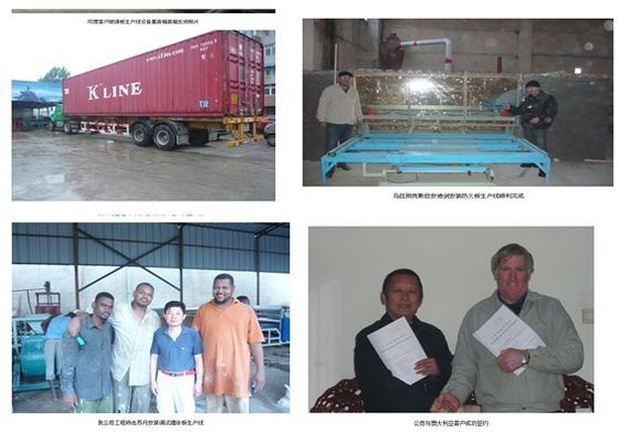 Máy làm ván Mgo từ rơm lúa mì bán tự động, Thiết bị tấm tường bền