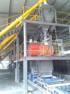 Dây chuyền sản xuất tấm panel tường bằng máy panel sandwich có chứng nhận cho nhà lắp ghép