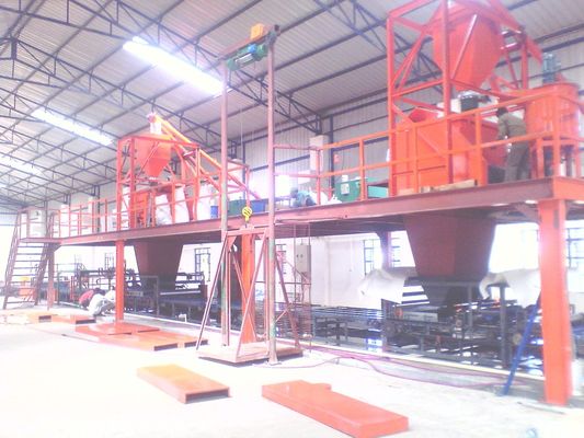 Dây chuyền sản xuất tấm panel tường bằng máy panel sandwich có chứng nhận cho nhà lắp ghép