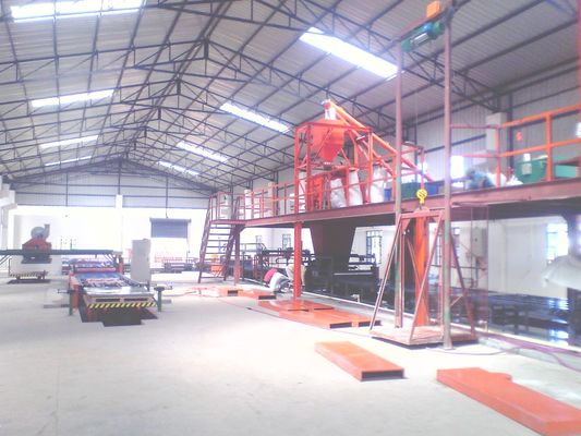 Long Life Sandwich bảng sản xuất dây chuyền Magnesuim oxide và sợi bê tông bảng sản xuất