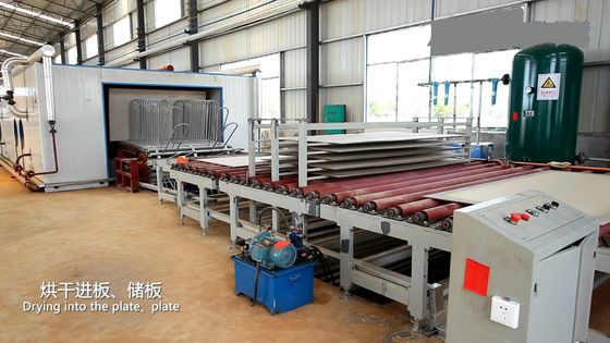 Máy gỗ ciment sợi trắng chống cháy và máy gỗ tường bên ngoài