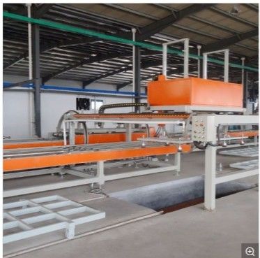 6 Layer Fiber Glass Mesh Sanding Mgo Board Production Line Producing Wall Panels