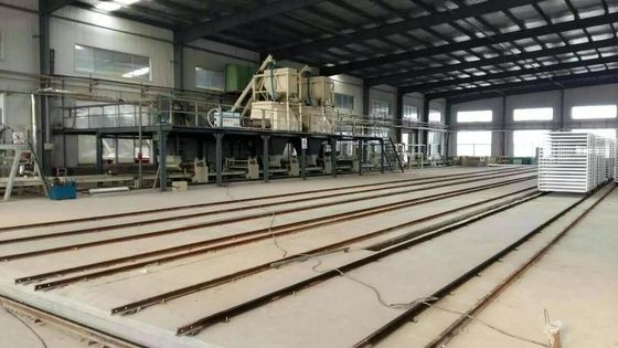 Dây chuyền sản xuất tấm tường xi măng sợi tự động cấu trúc nhỏ gọn