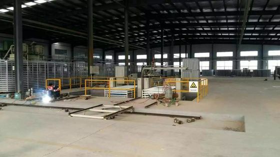 Dây chuyền sản xuất tấm tường xi măng sợi tự động cấu trúc nhỏ gọn