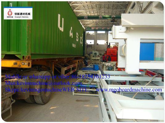 Đường dây sản xuất tấm MgO chống cháy tự động Thiết bị sản xuất tấm tường