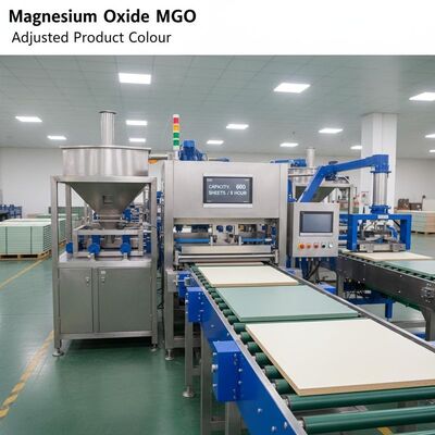 Đường dây sản xuất tấm MgO hoàn toàn tự động với màu sắc và dung lượng sản phẩm được điều chỉnh 600 tấm 8 giờ cho công nghiệp