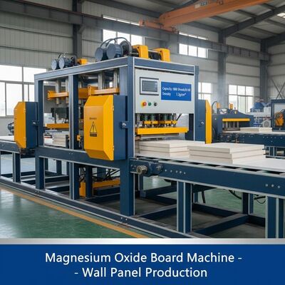 Capacity 600 Sheet 8 Hour Magnesium Oxide Board Machine Đảm bảo mật độ bảng 1.2gcm3 Thích hợp cho sản xuất tấm tường