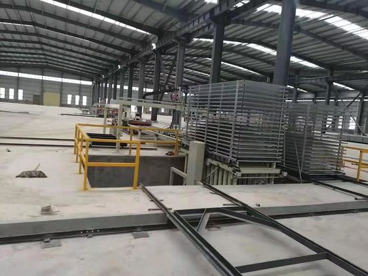 Máy làm ván mgo công suất 1000 tấm với chức năng phết keo tự động